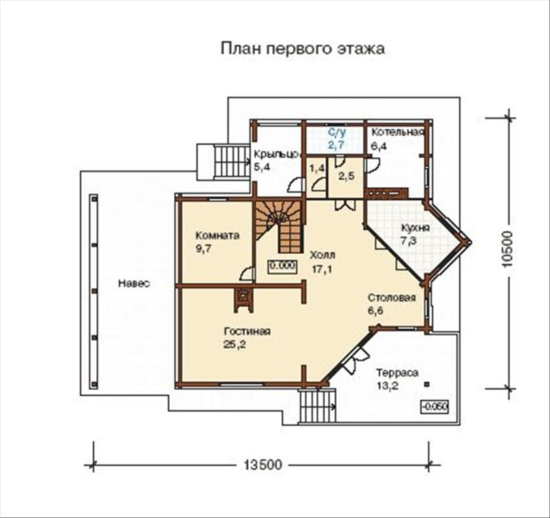 Проект загородного дома №95