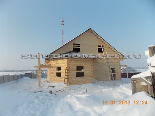 Строительство дома из бруса 10×12 м