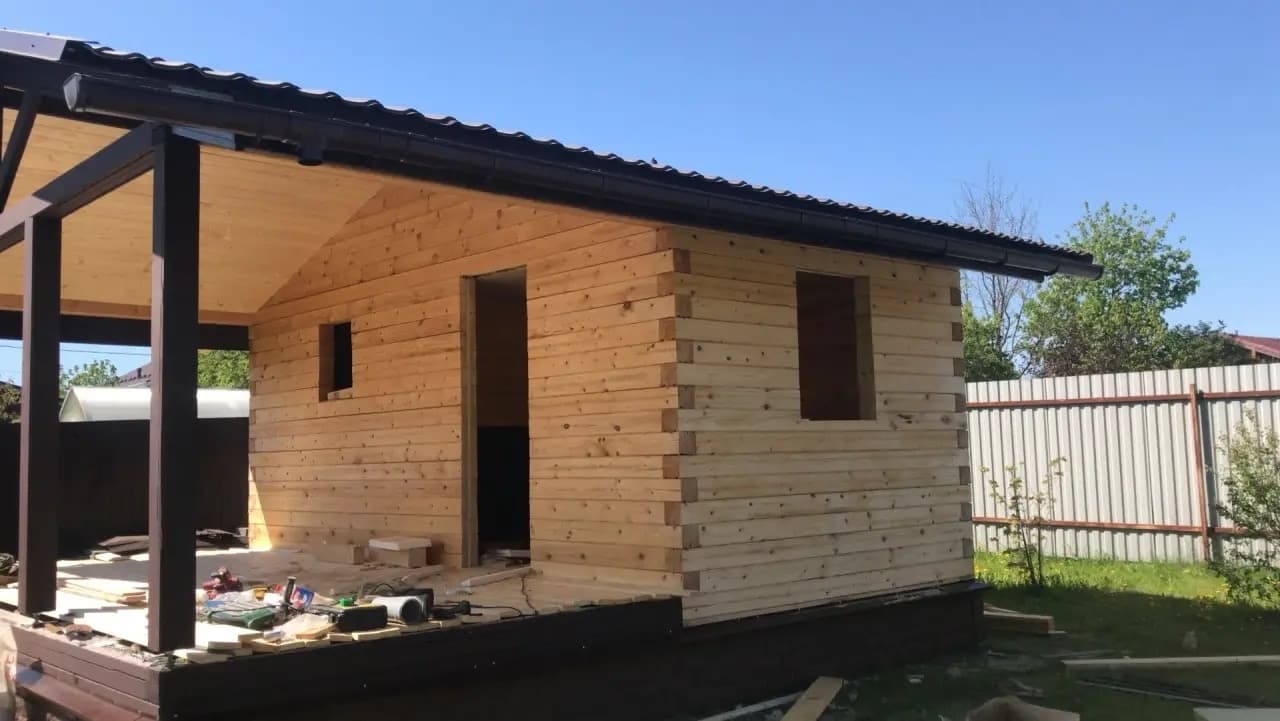 Баня из бруса 5Х6
