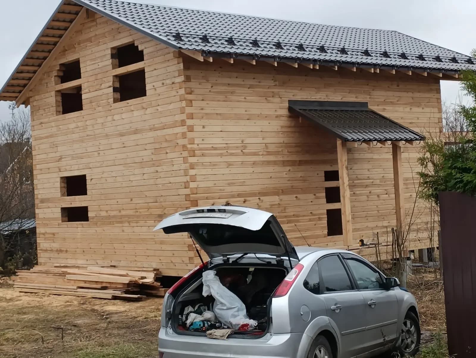 Дом из бруса 7.5х11
